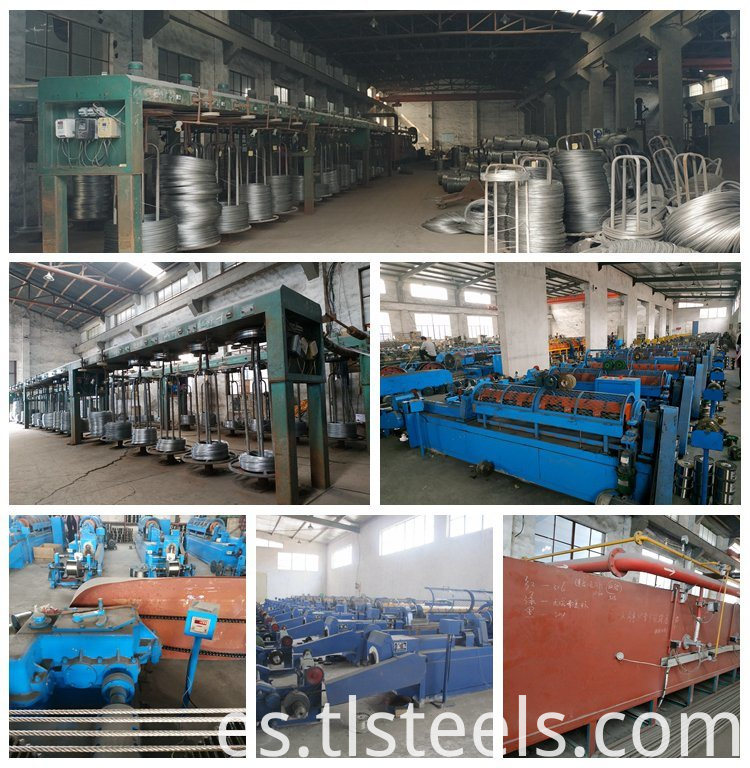 Cuerda de alambre de acero inoxidable SUS 316 SUS 316 Stainless Steel Wire Rope